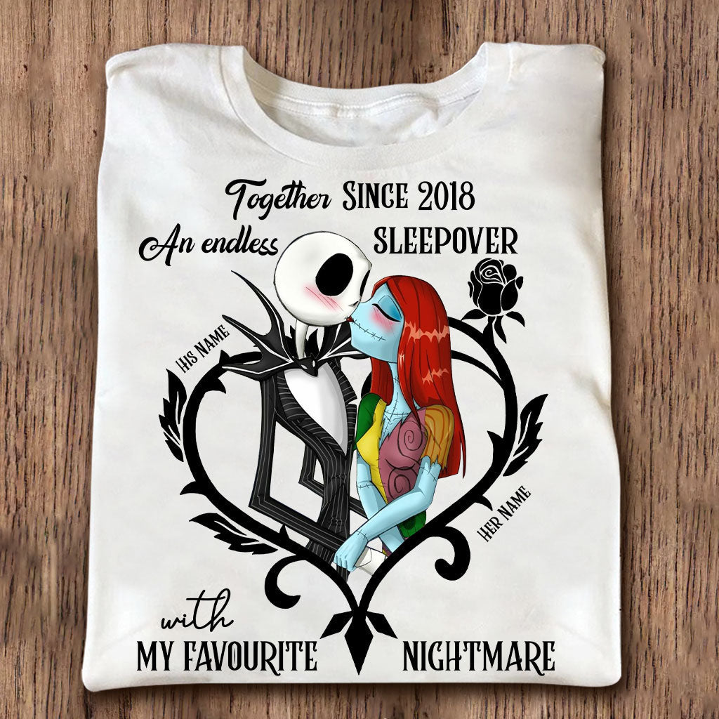 Personalized Nightmare T-shirt and Hoodie Gift for Couples
