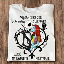 Load image into Gallery viewer, Personalized Nightmare T-shirt and Hoodie Gift for Couples
