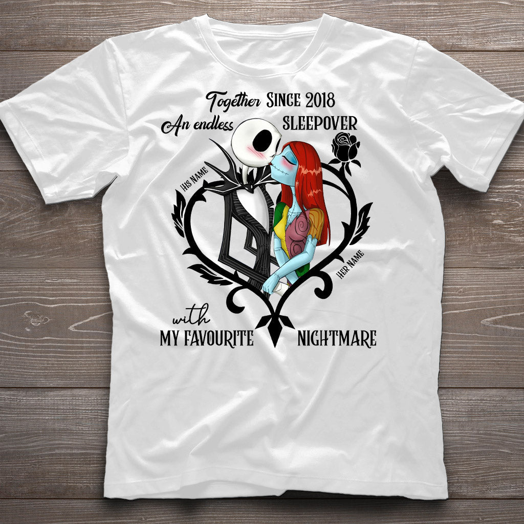 Personalized Nightmare T-shirt and Hoodie Gift for Couples