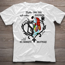 Load image into Gallery viewer, Personalized Nightmare T-shirt and Hoodie Gift for Couples
