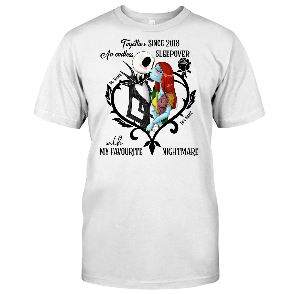 Personalized Nightmare T-shirt and Hoodie Gift for Couples