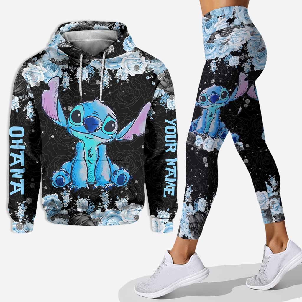 Personalized Ohana Hoodie and Leggings Set Custom Name Gift for Her