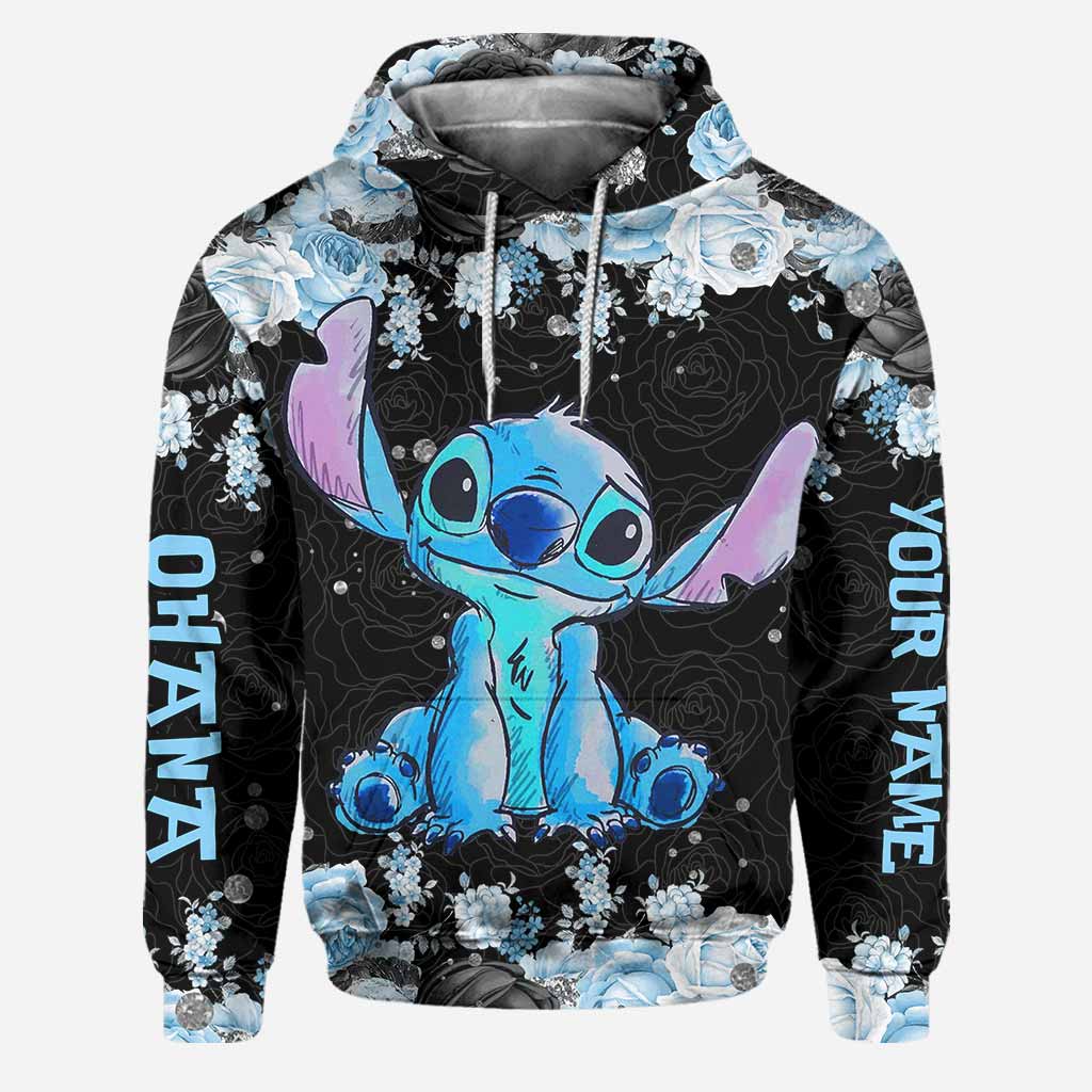 Personalized Ohana Hoodie and Leggings Set Custom Name Gift for Her