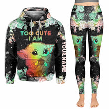 Load image into Gallery viewer, Personalized Hoodie and Leggings with Cute Design for Women

