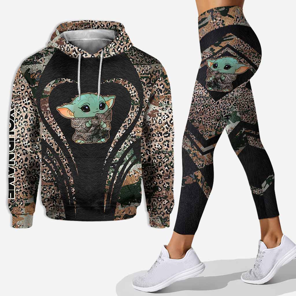 Personalized Hoodie and Leggings Set Custom Name Gift for Mom