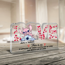 Load image into Gallery viewer, Personalized Custom Shaped Acrylic Plaque Love Gift for Couples
