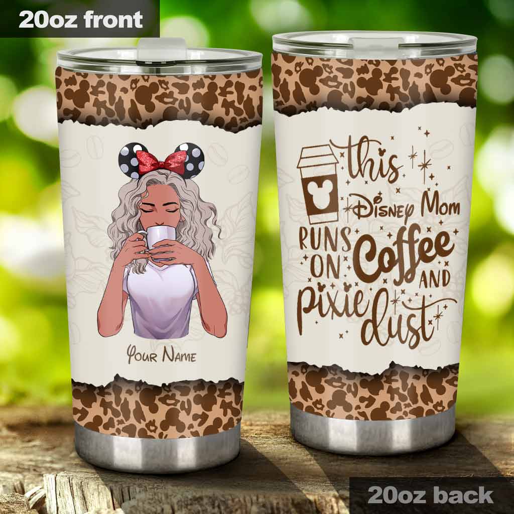 Personalized Disney Mom Tumbler Custom Name Coffee Gift for Mother's Day