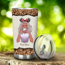 Load image into Gallery viewer, Personalized Disney Mom Tumbler Custom Name Coffee Gift for Mother's Day
