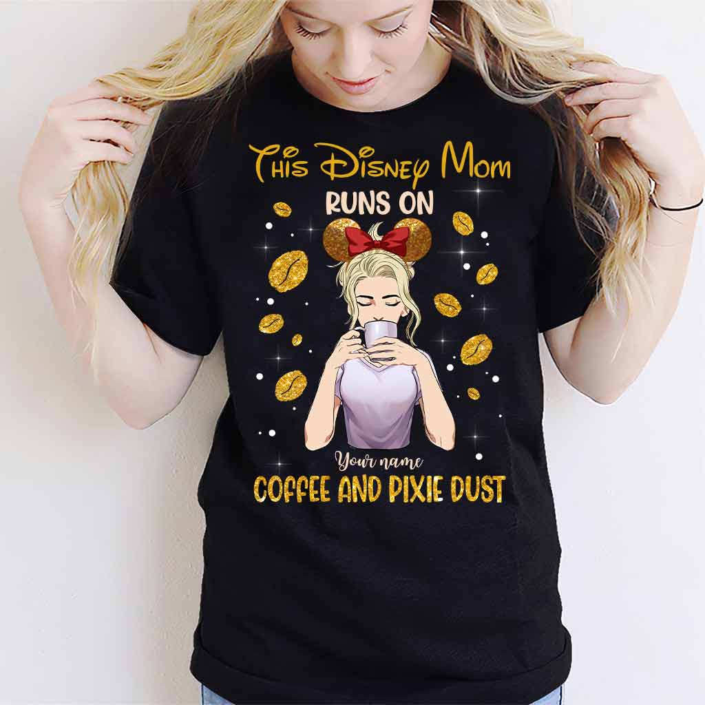 Personalized Coffee Pixie Dust T-Shirt & Hoodie Gift for Mom