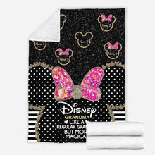 Load image into Gallery viewer, Personalized Disney Grandma Mouse Blanket Custom Names Gift
