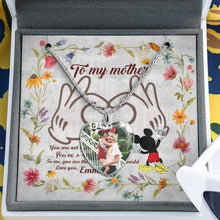 Load image into Gallery viewer, Personalized Heart Pendant Necklace Custom Photo Gift for Mom
