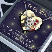 Load image into Gallery viewer, Personalized Sterling Silver Couple Necklace Custom Names Gift
