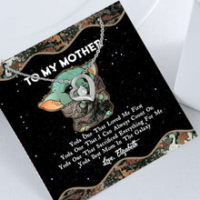 Load image into Gallery viewer, Personalized Yoda Best Mom Necklace Custom Love Jewelry for Mother's Day
