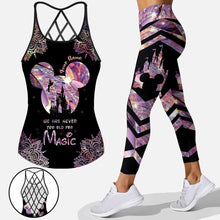 Load image into Gallery viewer, Personalized Magic Themed Cross Tank Top &amp; Leggings Set
