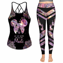 Load image into Gallery viewer, Personalized Magic Themed Cross Tank Top &amp; Leggings Set
