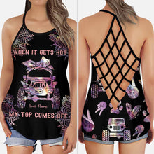Load image into Gallery viewer, Personalized Car Cross Tank Top &amp; Leggings Custom Name Gift
