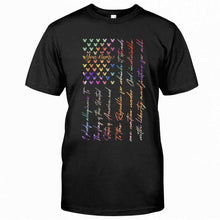 Load image into Gallery viewer, Personalized Mouse Ears Pledge of Allegiance T-shirt &amp; Hoodie for Independence Day
