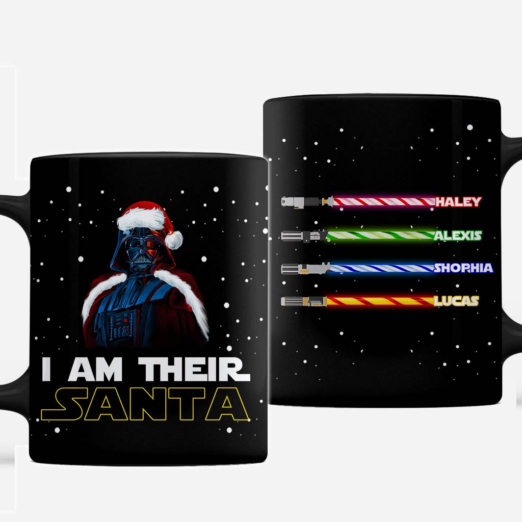 Personalized Christmas Mug with Custom Names for Dad