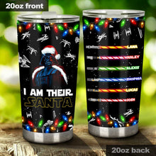 Load image into Gallery viewer, Personalized Christmas Tumbler Custom Name Gift for Dad

