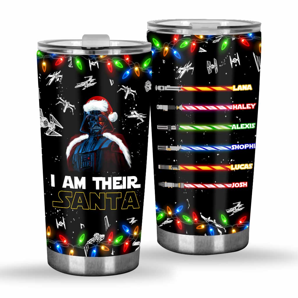 Personalized Christmas Tumbler Custom Name Gift for Dad