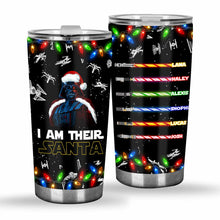 Load image into Gallery viewer, Personalized Christmas Tumbler Custom Name Gift for Dad
