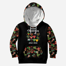 Load image into Gallery viewer, Personalized Christmas Mouse Hoodie and Leggings Set for Women
