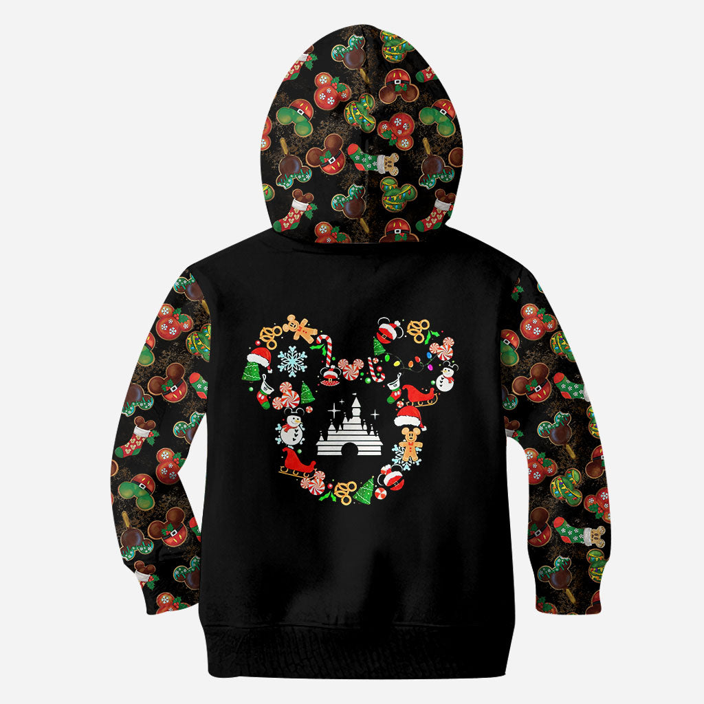 Personalized Christmas Mouse Hoodie and Leggings Set for Women