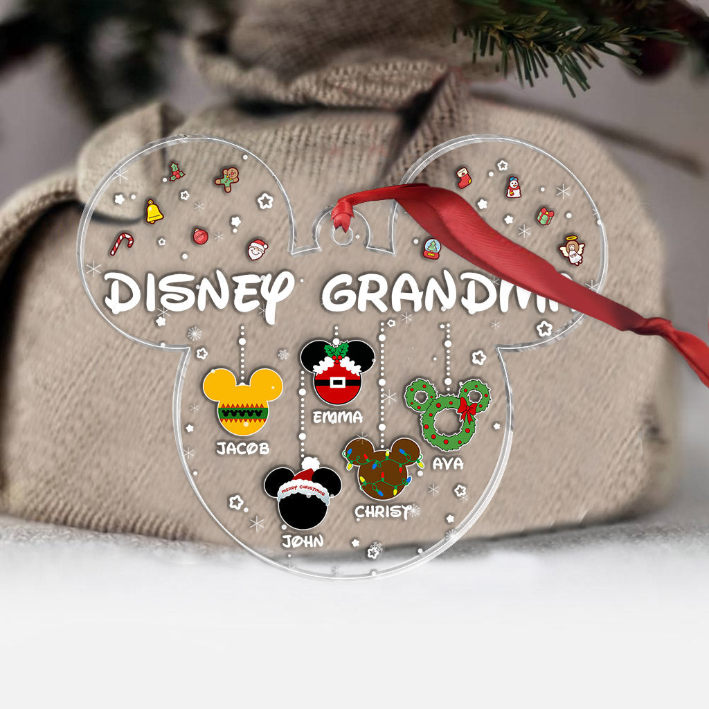 Personalized Christmas Ornament for Grandma with Custom Names