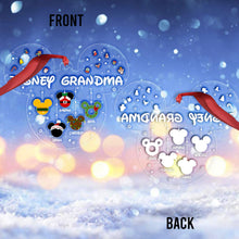 Load image into Gallery viewer, Personalized Christmas Ornament for Grandma with Custom Names

