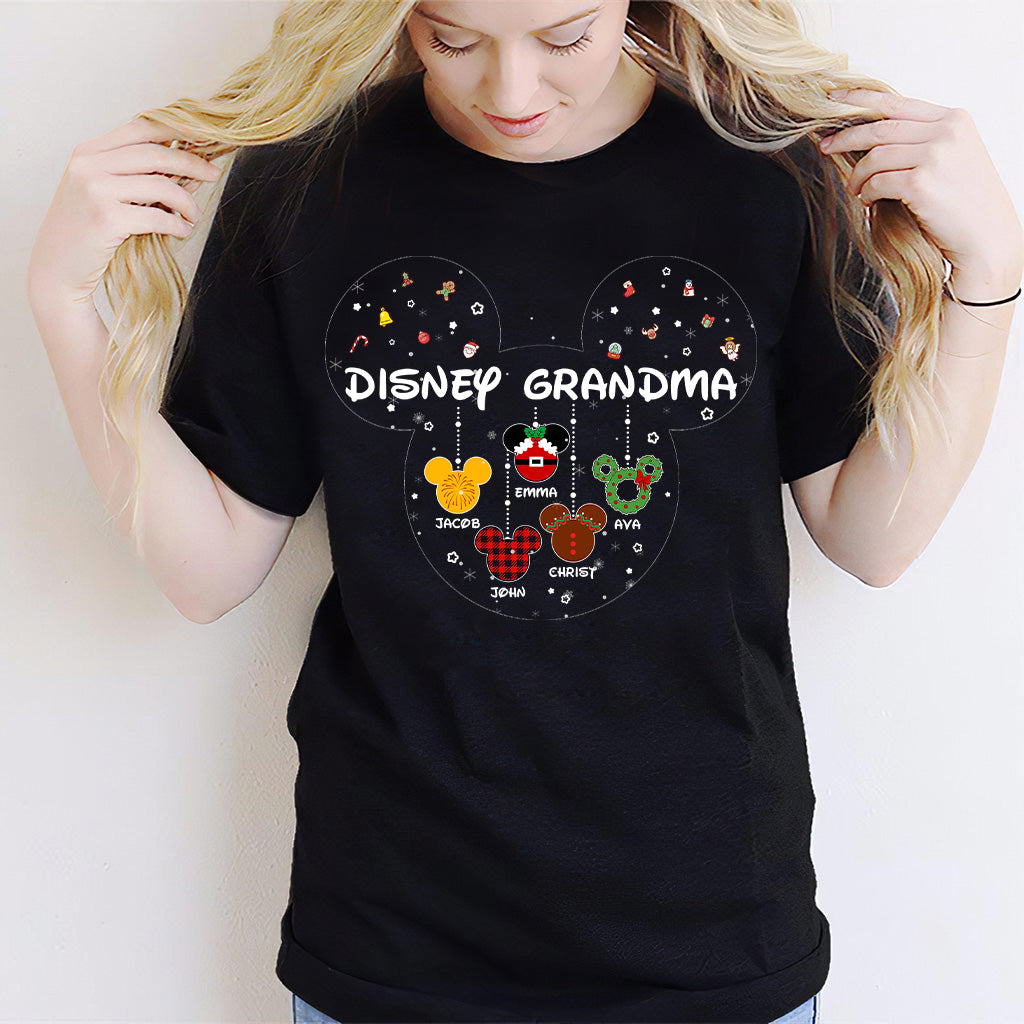 Personalized Christmas T-shirt and Hoodie for Grandma