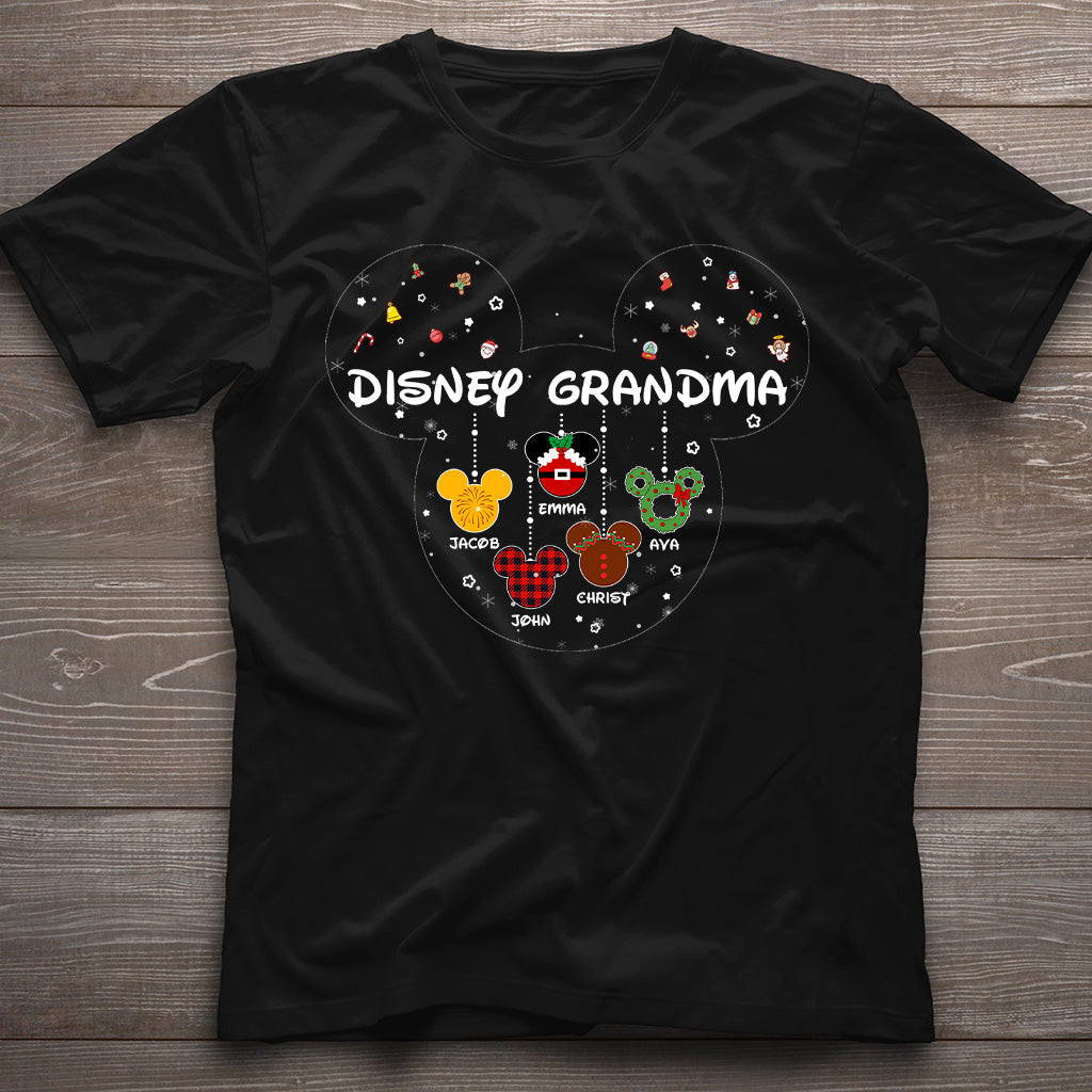 Personalized Christmas T-shirt and Hoodie for Grandma