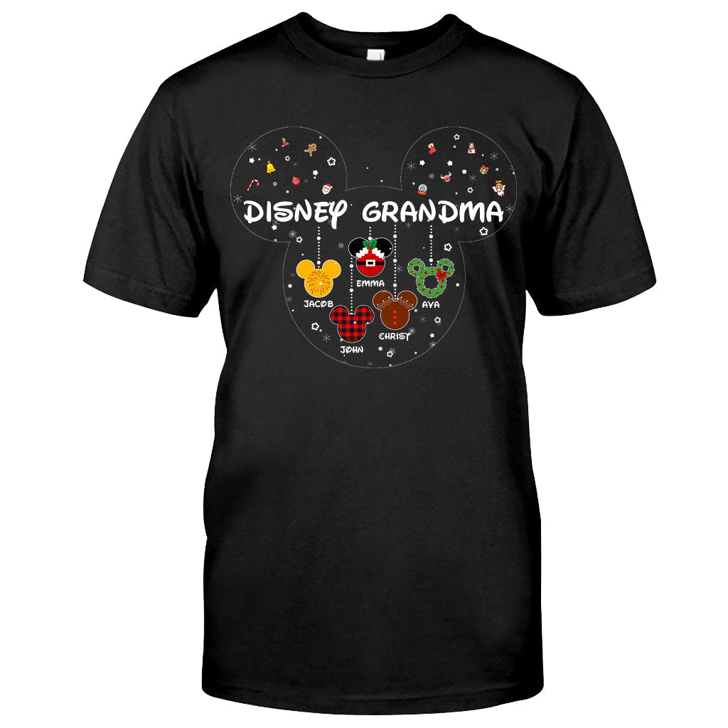 Personalized Christmas T-shirt and Hoodie for Grandma
