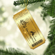 Load image into Gallery viewer, Personalized Christmas Mouse Ornament Custom Name Gift

