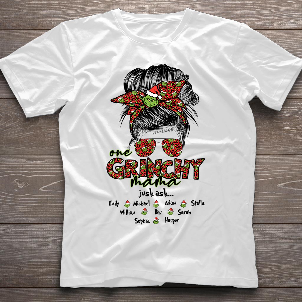 Personalized Christmas T-shirt & Hoodie Gift for Mom Life
