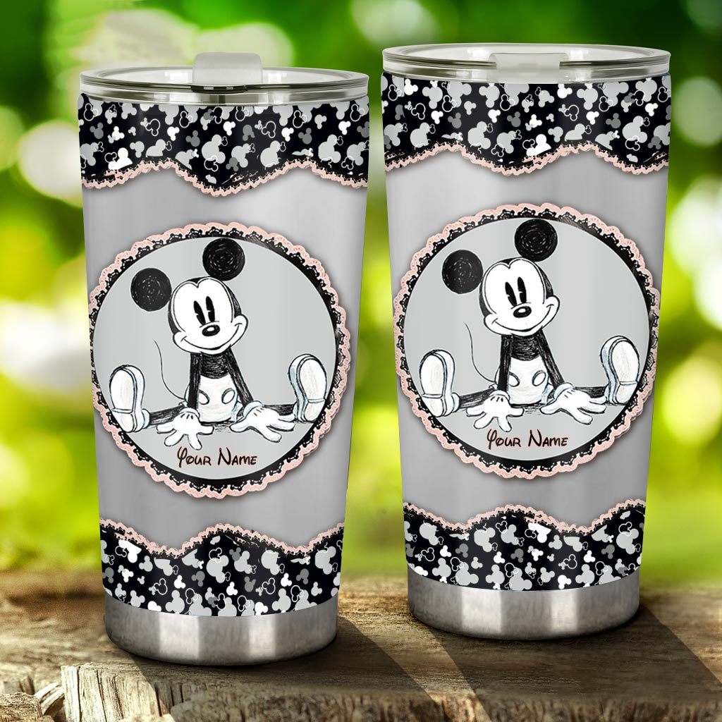 Personalized Mouse Ears Tumbler Custom Name Gift for Birthday