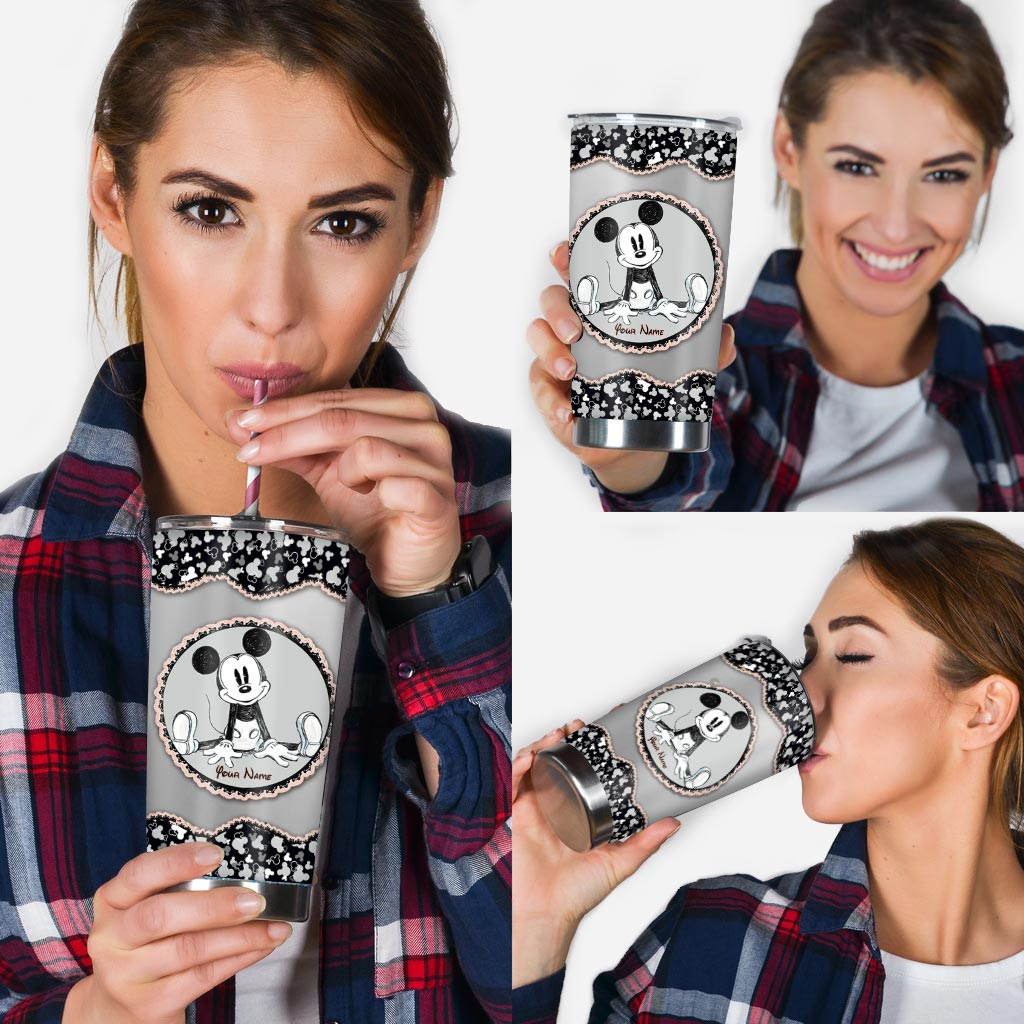Personalized Mouse Ears Tumbler Custom Name Gift for Birthday