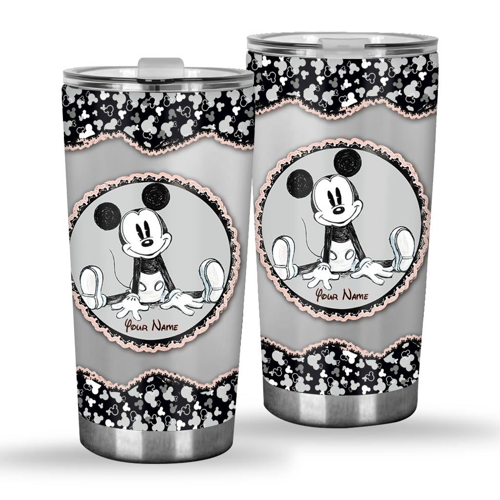 Personalized Mouse Ears Tumbler Custom Name Gift for Birthday