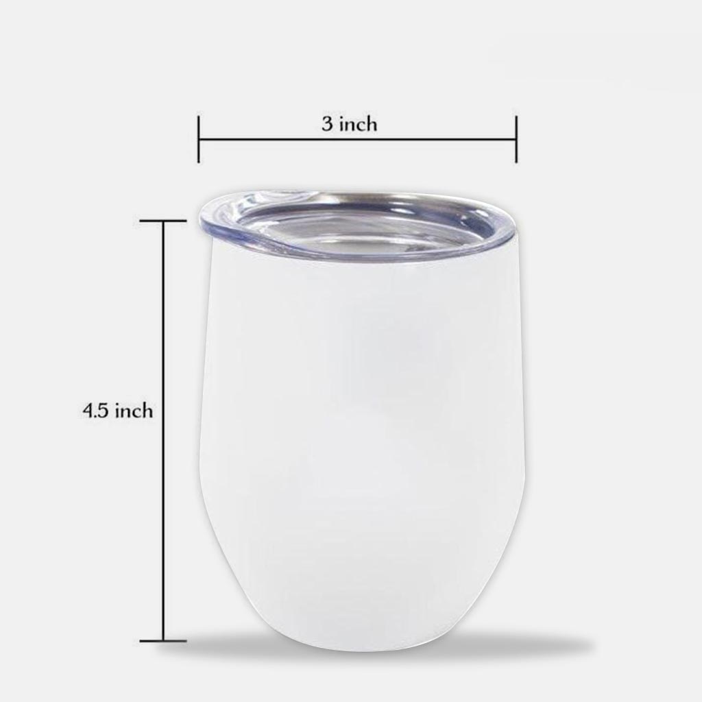 Personalized Wine Tumbler with Cute Mouse Ears | Custom Gift for Mom