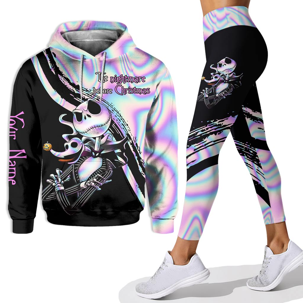 Personalized Nightmare Before Christmas Hoodie & Leggings Set