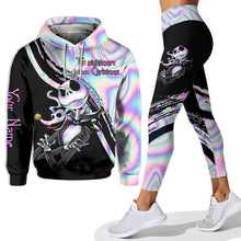 Load image into Gallery viewer, Personalized Nightmare Before Christmas Hoodie &amp; Leggings Set
