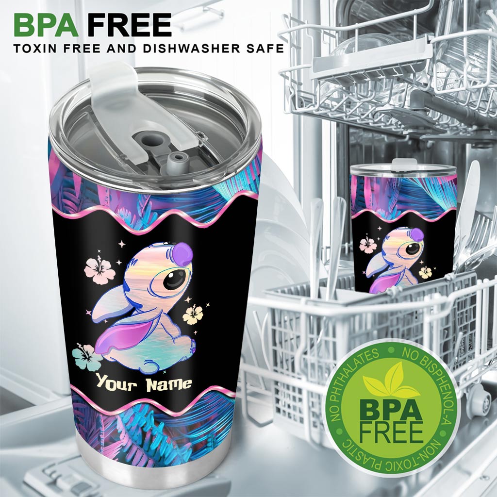 Personalized Ohana Means Family Tumbler Custom Name Gift