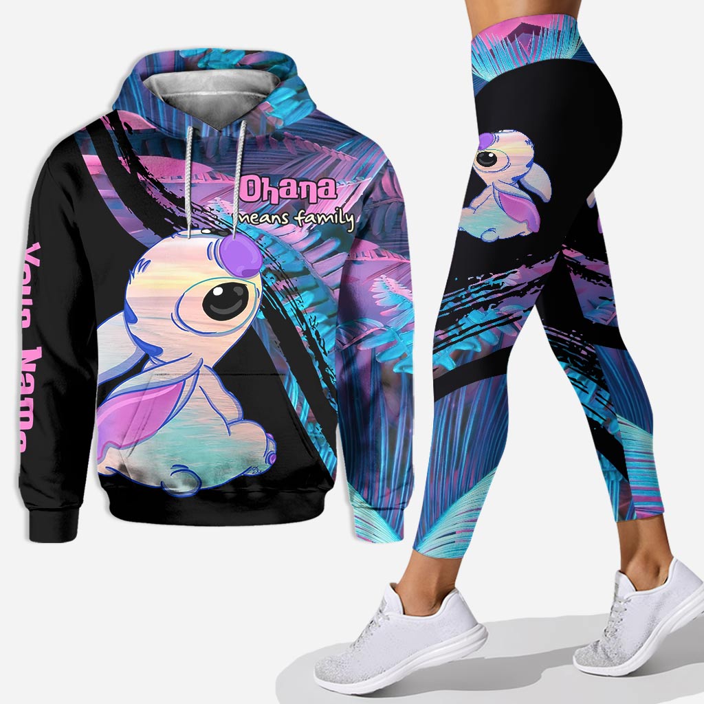 Personalized Ohana Means Family Hoodie & Leggings Set Gift