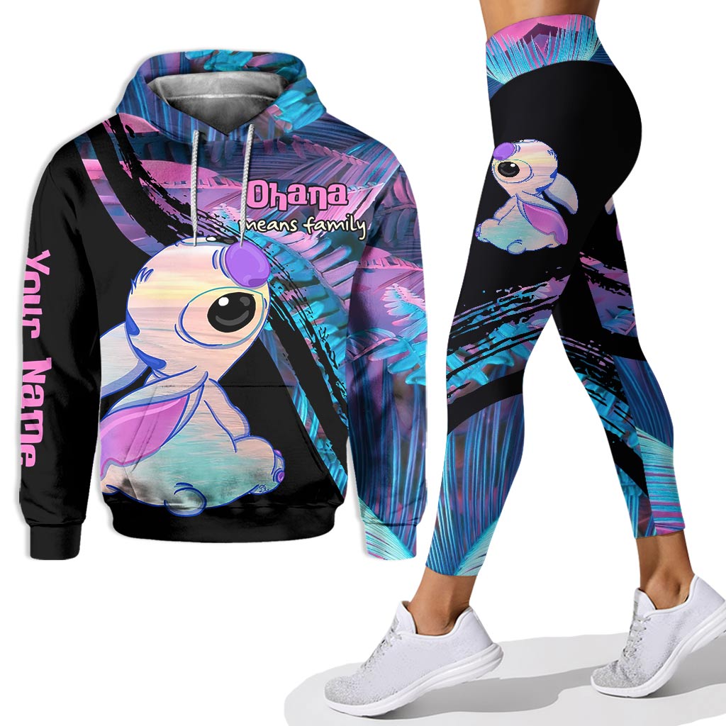 Personalized Ohana Means Family Hoodie & Leggings Set Gift