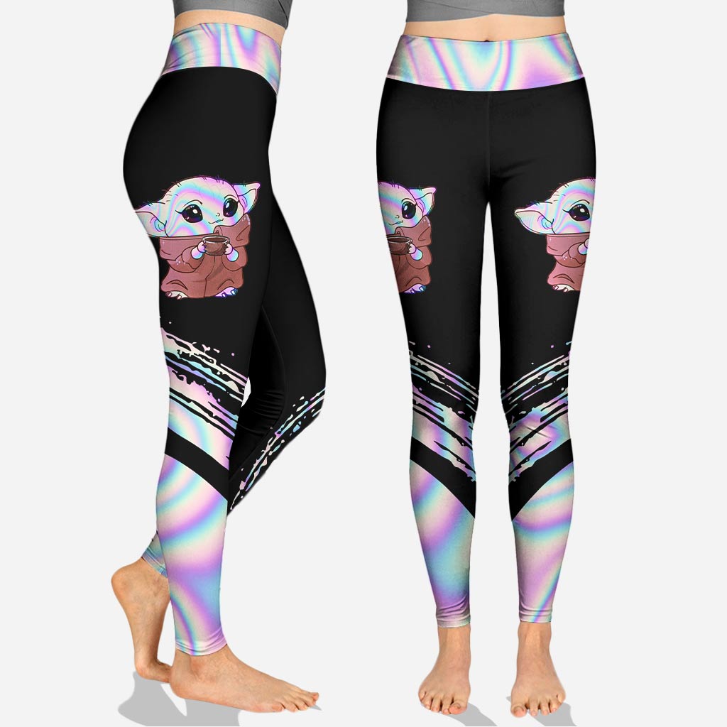 Personalized Hoodie & Leggings Set Cute Baby Yoda Gift Idea