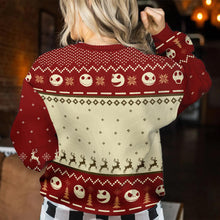 Load image into Gallery viewer, Personalized Nightmare Before Christmas Sweater for Couples
