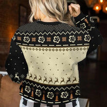 Load image into Gallery viewer, Personalized Christmas Ohana Sweater Custom Name Gift for Couples
