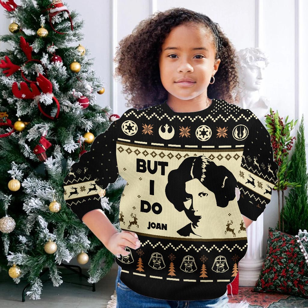 Personalized Christmas Sweater Custom Names Gift for Couples