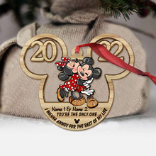 Load image into Gallery viewer, Personalized Christmas Mouse Ornament Custom Name Gift
