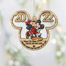 Load image into Gallery viewer, Personalized Christmas Mouse Ornament Custom Name Gift
