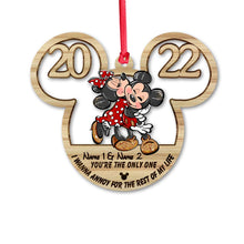 Load image into Gallery viewer, Personalized Christmas Mouse Ornament Custom Name Gift
